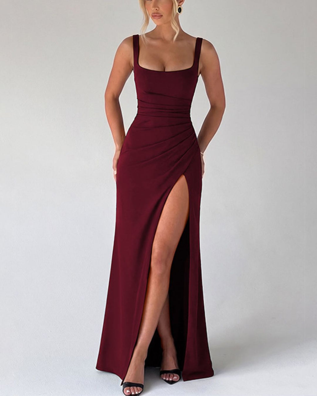 Willluxe® Minimalist High Slit Maxi Dress