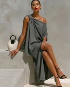 Willluxe® One-Shoulder Knot Set
