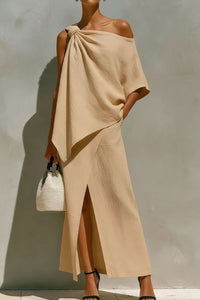 Willluxe® One-Shoulder Knot Set