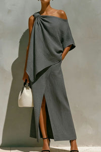 Willluxe® One-Shoulder Knot Set