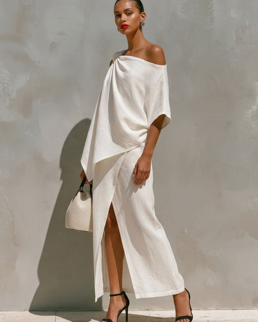 Willluxe® One-Shoulder Knot Set