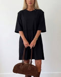 Willluxe® Casual Loose Tiered Mini Dress