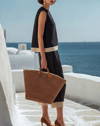 Willluxe® Coastal Breeze Contrast Trim Set