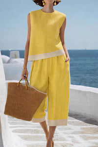 Willluxe® Coastal Breeze Contrast Trim Set