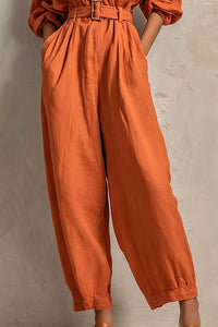 Willluxe® Effortless Belted Jumpsuit