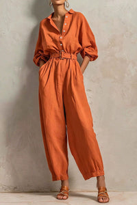 Willluxe® Effortless Belted Jumpsuit
