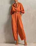 Willluxe® Effortless Belted Jumpsuit