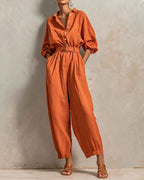 Willluxe® Effortless Belted Jumpsuit