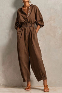 Willluxe® Effortless Belted Jumpsuit