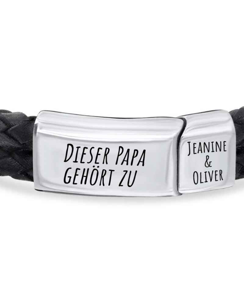 WILLLUXE® Custom Personalized Vintage Braided Leather Bracelet