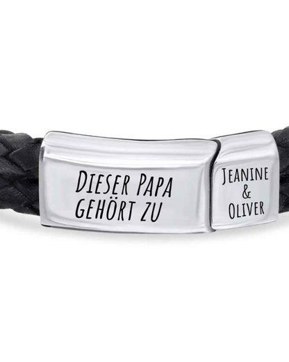 WILLLUXE® Custom Personalized Vintage Braided Leather Bracelet