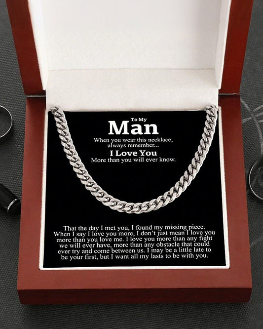 WILLLUXE® Classic Cuban Link Chain Gift Set