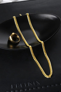 Willluxe® Classic Cuban Link Chain Gift Set
