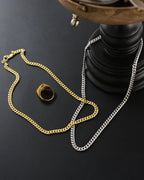 Willluxe® Classic Cuban Link Chain Gift Set