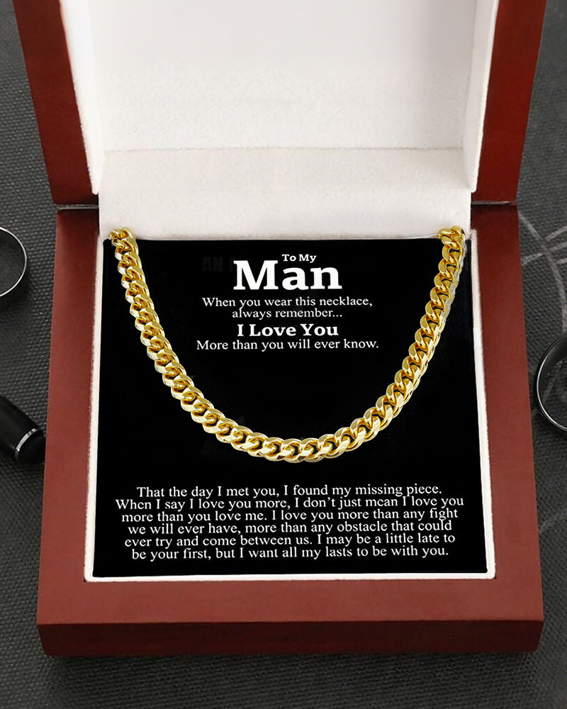 Willluxe® Classic Cuban Link Chain Gift Set