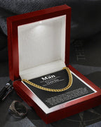 Willluxe® Classic Cuban Link Chain Gift Set