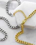 Willluxe® Classic Cuban Link Chain Gift Set
