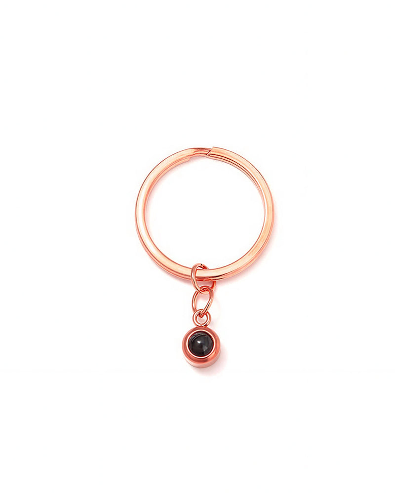 WILLLUXE® Personalized Hidden Photo Projection Keychain