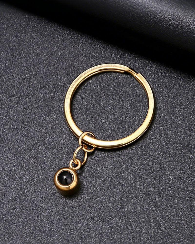 WILLLUXE® Personalized Hidden Photo Projection Keychain