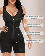 Willluxe® CurveFlex - Zipper & Hook Body Shaper