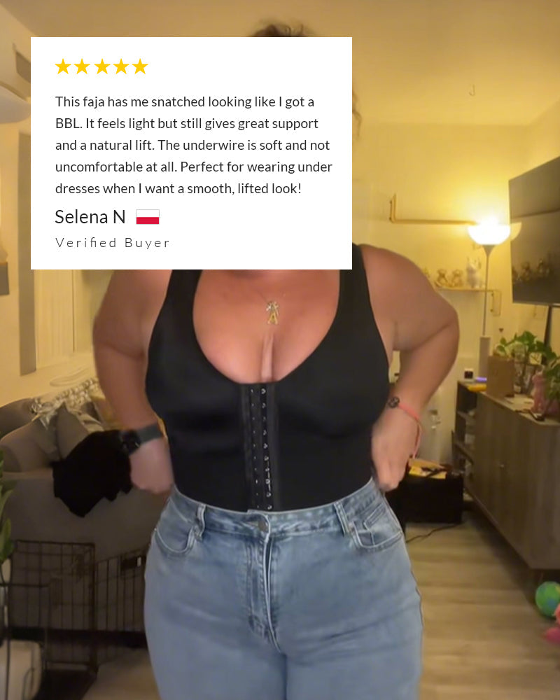 Willluxe® CurveFlex - Zipper & Hook Body Shaper