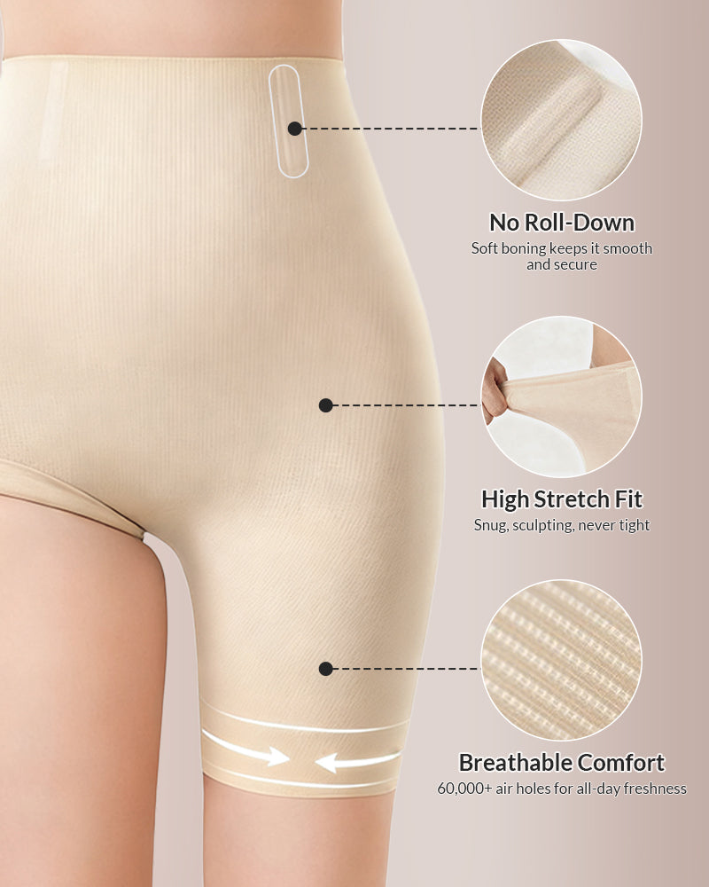 WILLLUXE® CurveFlex – High-Waist Seamless Butt-Lifting Shaper Shorts