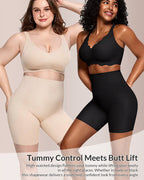 Willluxe® CurveFlex – High-Waist Seamless Butt-Lifting Shaper Shorts