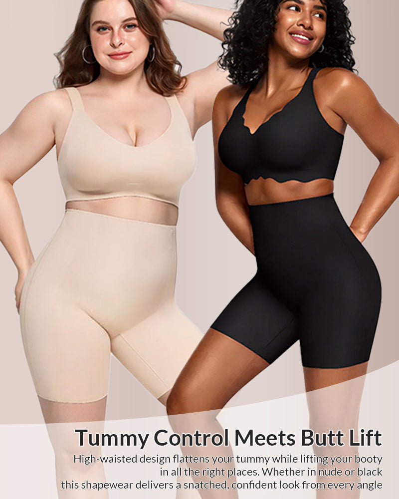 WILLLUXE® CurveFlex – High-Waist Seamless Butt-Lifting Shaper Shorts
