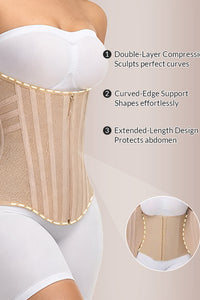 Willluxe® CurveFlex – Tummy Control Waist Trainer Corset