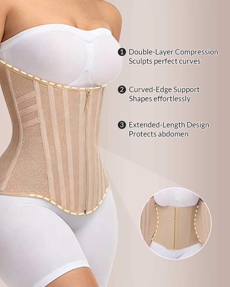 Willluxe® CurveFlex – Tummy Control Waist Trainer Corset