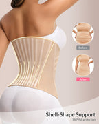 Willluxe® CurveFlex – Tummy Control Waist Trainer Corset