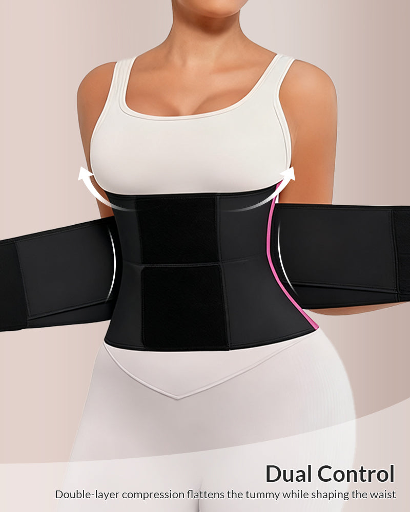 Willluxe® CurveFlex – Triple Wrap Adjustable Waist Trainer Belt