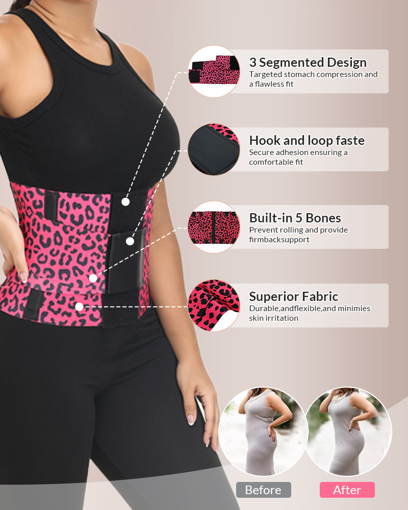 Willluxe® CurveFlex – Triple Wrap Adjustable Waist Trainer Belt