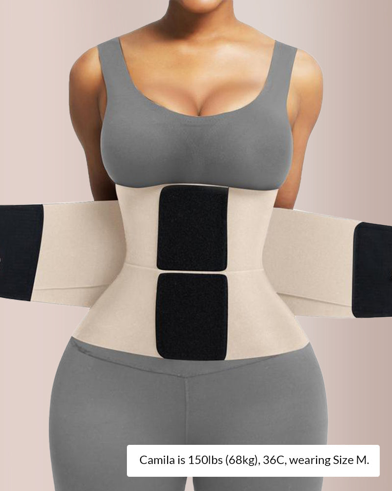 Willluxe® CurveFlex – Triple Wrap Adjustable Waist Trainer Belt