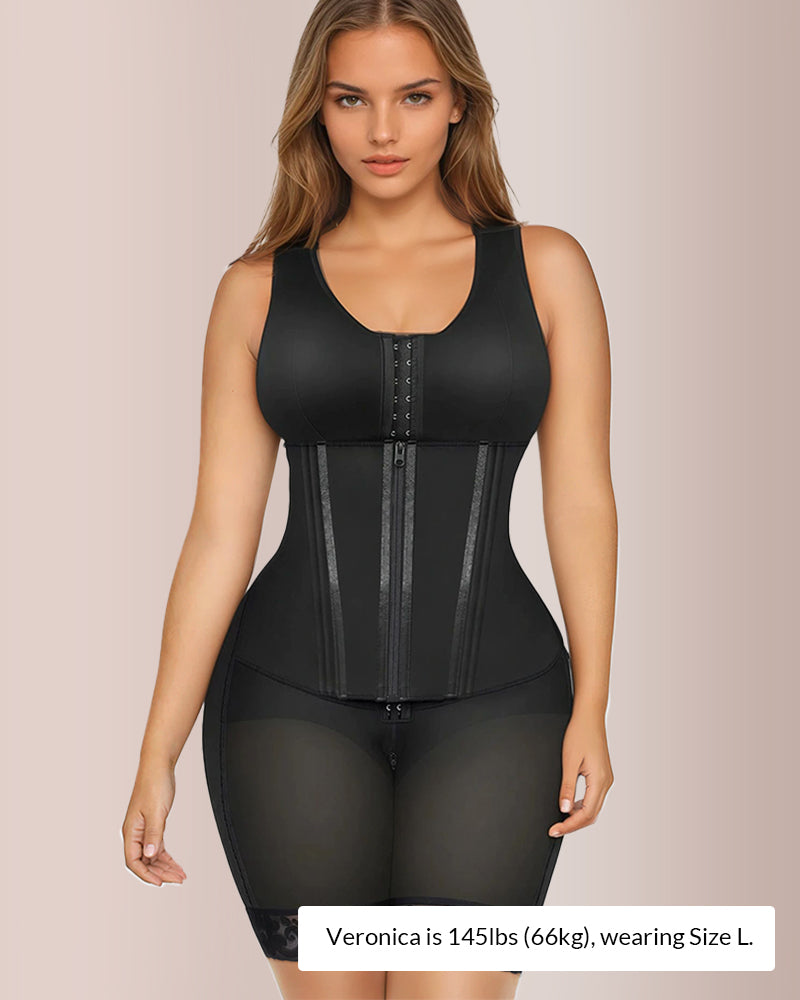 Willluxe® CurveFlex - Double Tummy Control Full Body Shapewear