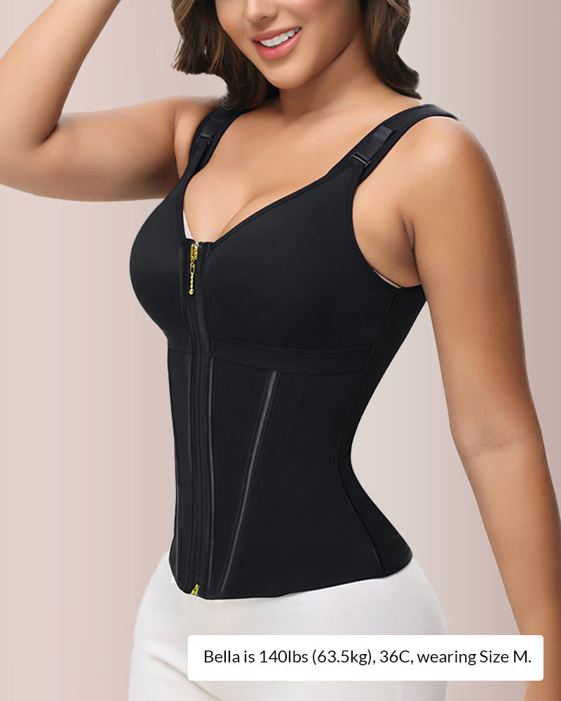 Willluxe® CurveFlex - Double-Layer Tummy Waist Shaper With Bra