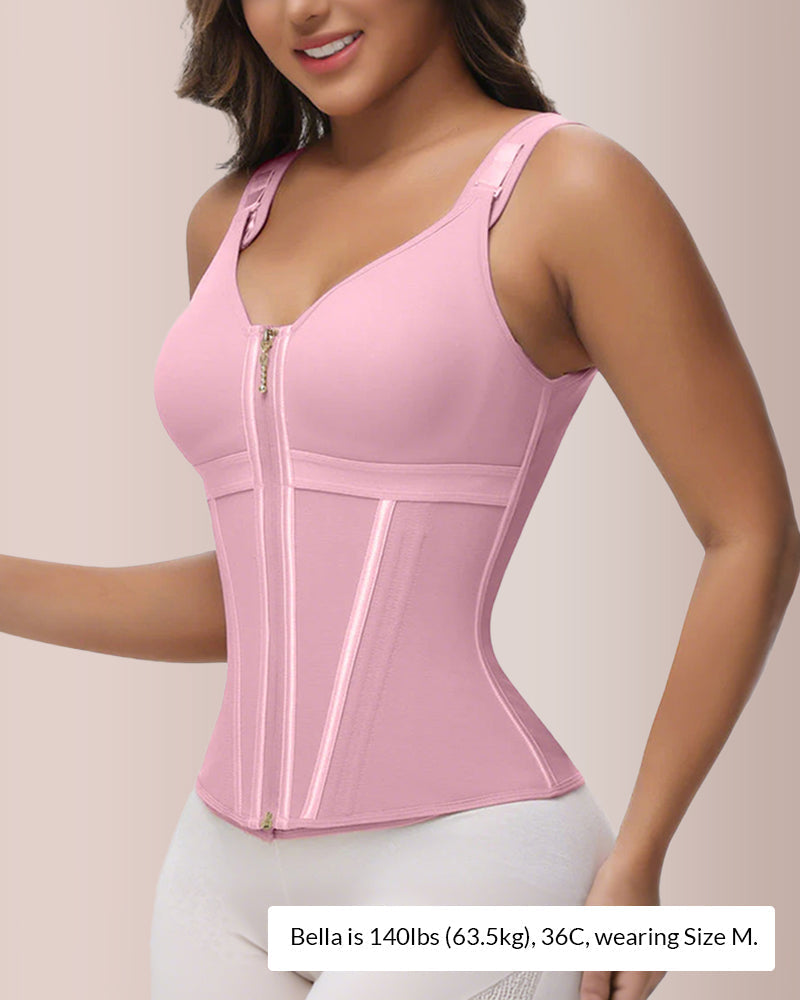 Willluxe® CurveFlex - Double-Layer Tummy Waist Shaper With Bra