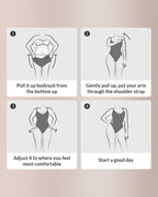 Willluxe® CurveFlex - V Neck Bodysuit Tummy Control Shapewear