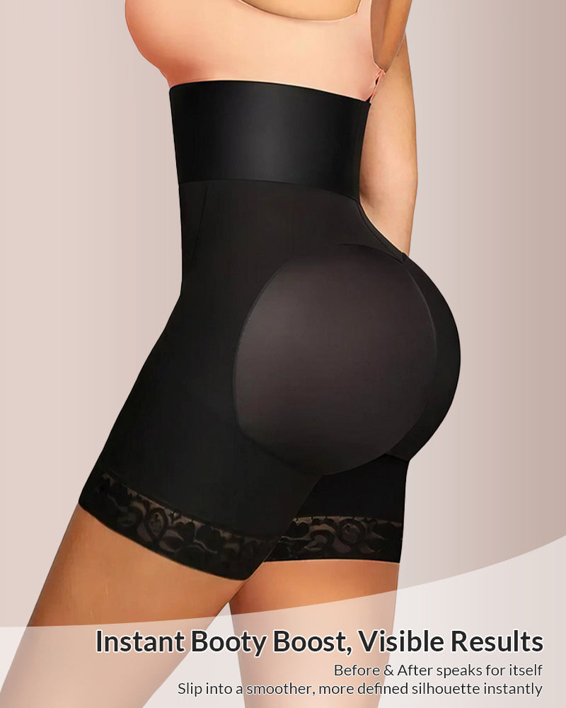 Willluxe® CurveFlex - High Waist Butt Lift Girdle Shorts