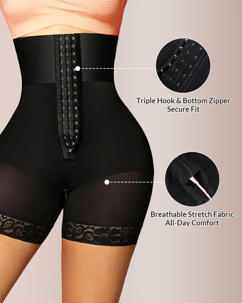 Willluxe® CurveFlex - High Waist Butt Lift Girdle Shorts