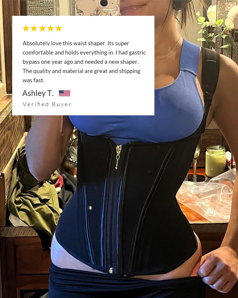 Willluxe® CurveFlex - Double Waistband Corset Waist Trainer