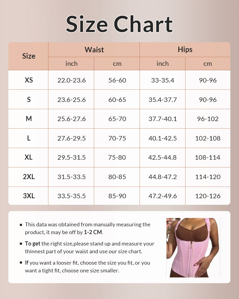 Willluxe® CurveFlex - Double Waistband Corset Waist Trainer