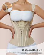 Willluxe® CurveFlex - Double Waistband Corset Waist Trainer