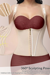 Willluxe® CurveFlex - Double Waistband Corset Waist Trainer