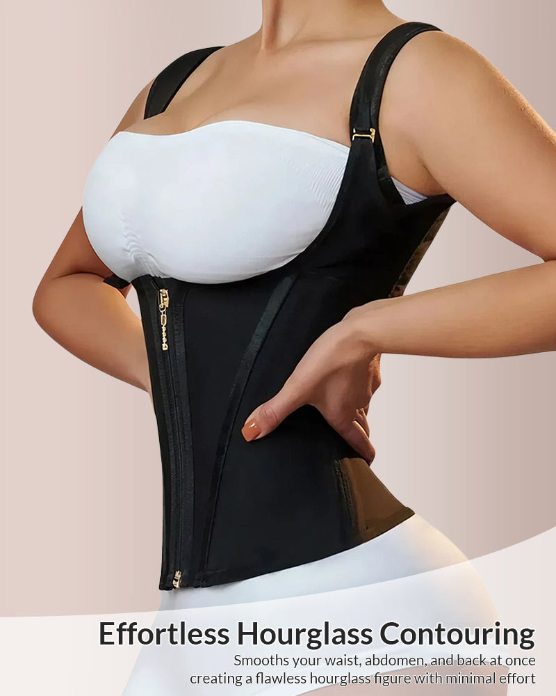 Willluxe® CurveFlex - Double Waistband Corset Waist Trainer