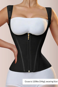 Willluxe® CurveFlex - Double Waistband Corset Waist Trainer