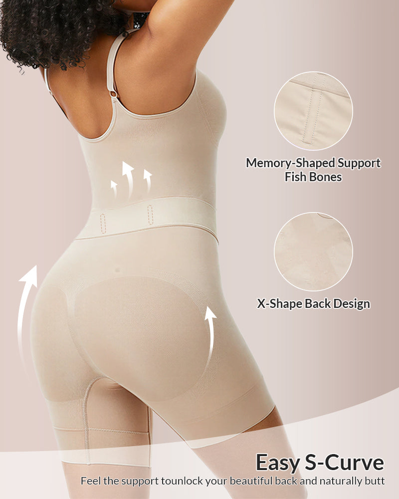 Willluxe® CurveFlex - All-in-One Bodysuit with Easy-Off Design