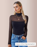 Willluxe® CurveFlex - Turtle Neck Long Sleeve Shapewear