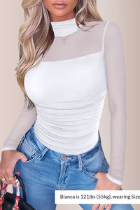 Willluxe® CurveFlex - Turtle Neck Long Sleeve Shapewear