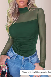 Willluxe® CurveFlex - Turtle Neck Long Sleeve Shapewear